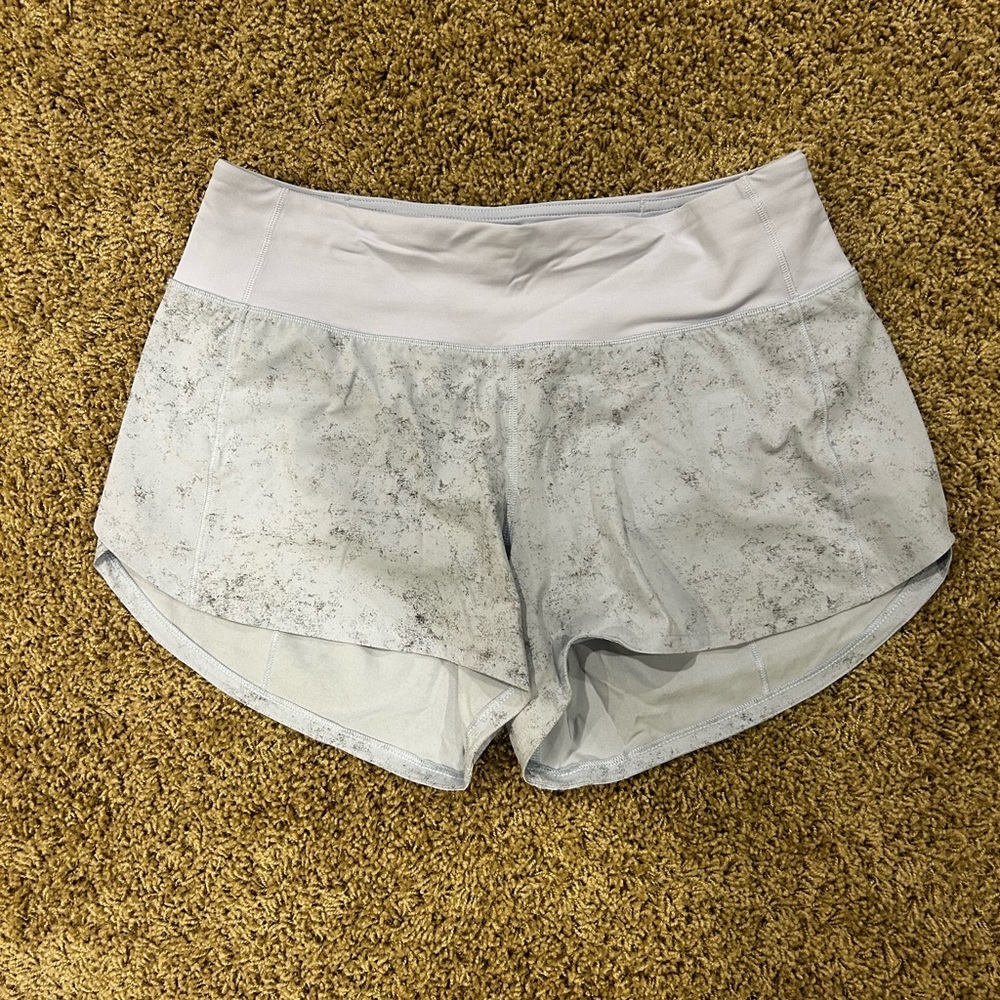 Women's Lululemon speckled periwinkle Athletic Shorts
